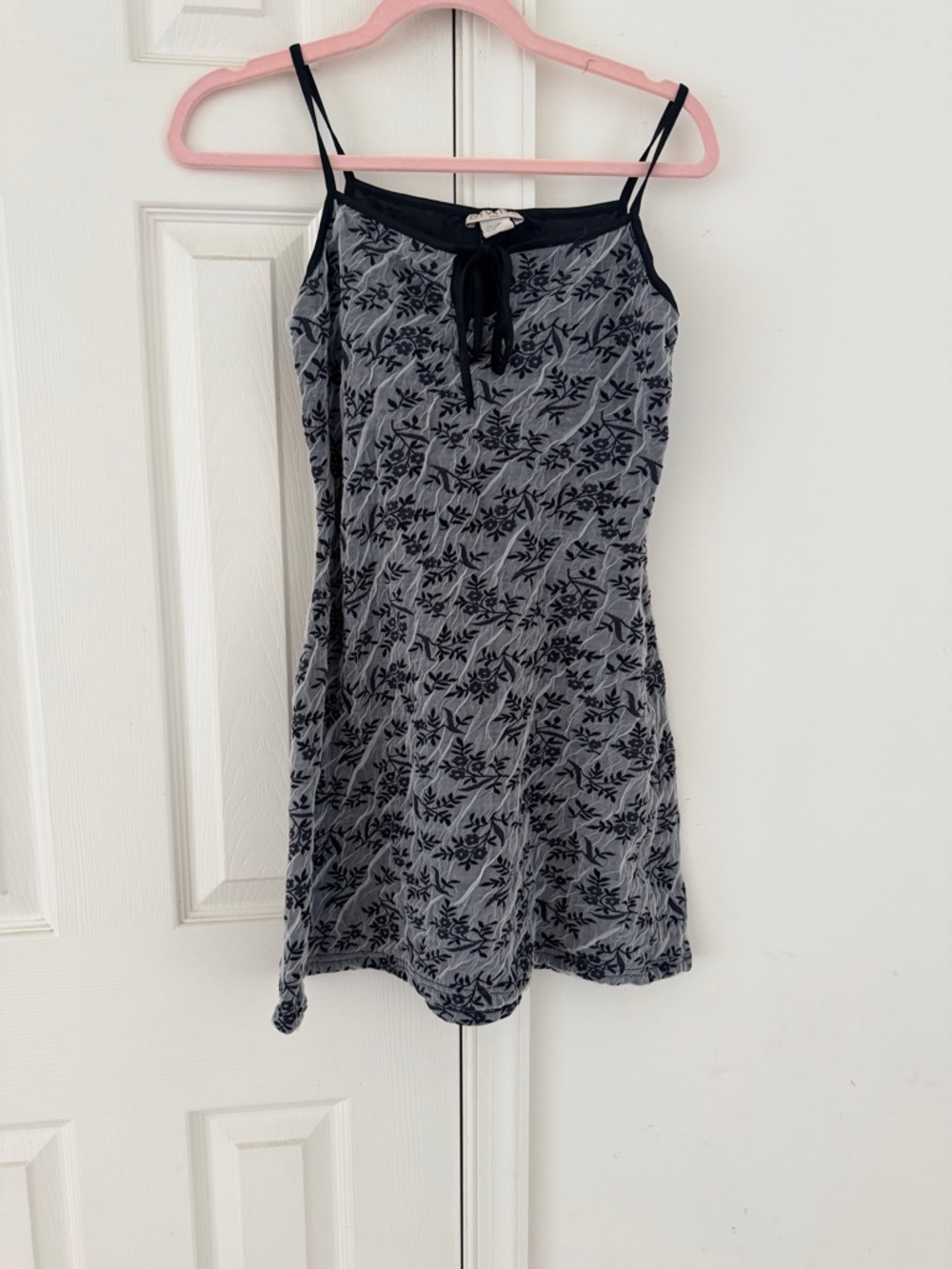 Divine Black Floral Dress